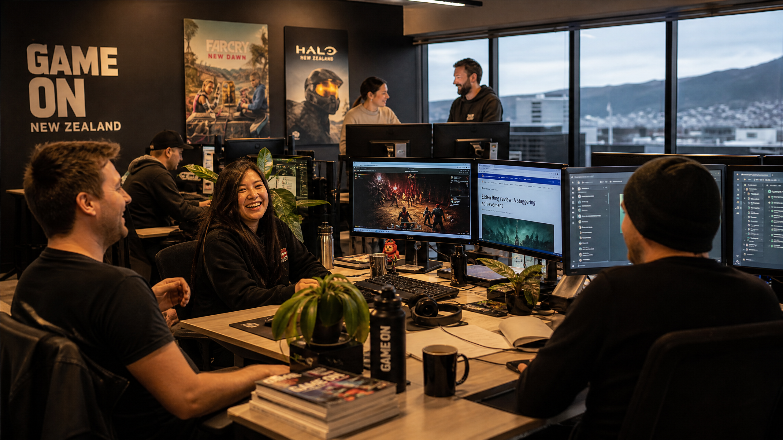Qesunavor team in Wellington office